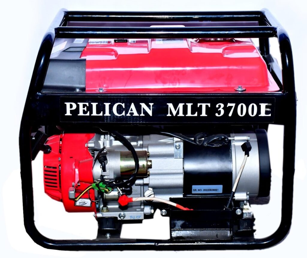 Pelican 3KVA Petrol Self Start portable Generator - MLT 3700 E